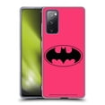 thumbnail image 1 of Head Case Designs Officially Licensed Batman DC Comics Logos Pink Soft Gel Case Compatible with Samsung Galaxy S20 FE / 5G, 1 of 7