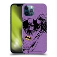 thumbnail image 1 of Head Case Designs Officially Licensed Batman DC Comics Logos Purple Hard Back Case Compatible with Apple iPhone 12 Pro Max, 1 of 7