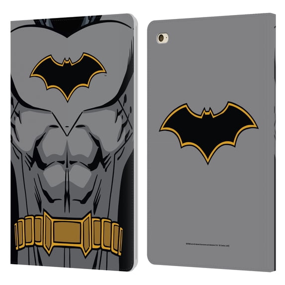 Head Case Designs Officially Licensed Batman DC Comics Logos Rebirth Costume Leather Book Wallet Case Cover Compatible with Apple iPad mini 4