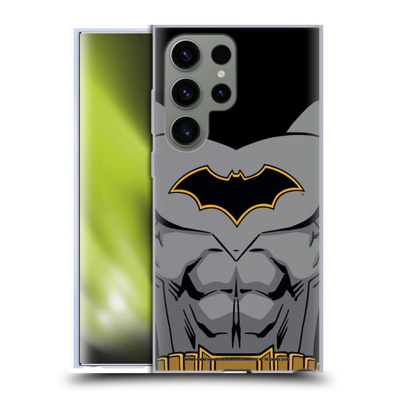 Head Case Designs Officially Licensed Batman DC Comics Logos Rebirth Costume Soft Gel Case Compatible with Samsung Galaxy S23 Ultra 5G