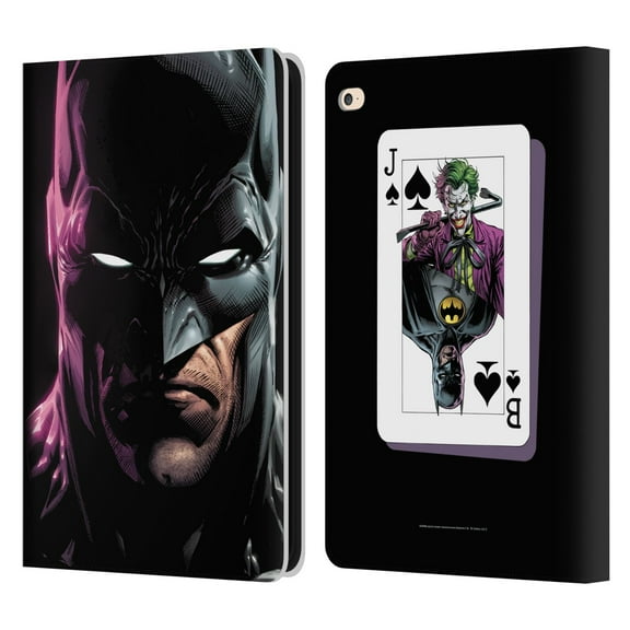 Head Case Designs Officially Licensed Batman DC Comics Three Jokers Batman Leather Book Wallet Case Cover Compatible with Apple iPad Air 2 (2014)