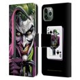 thumbnail image 1 of Head Case Designs Officially Licensed Batman DC Comics Three Jokers The Clown Leather Book Wallet Case Cover Compatible with Apple iPhone 11 Pro Max, 1 of 6