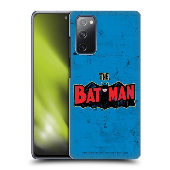 Head Case Designs Officially Licensed Batman DC Comics Vintage Fashion Distressed Look Logo Hard Back Case Compatible with Samsung Galaxy S20 FE / 5G