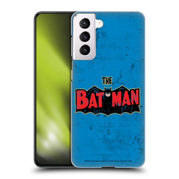 Head Case Designs Officially Licensed Batman DC Comics Vintage Fashion Distressed Look Logo Hard Back Case Compatible with Samsung Galaxy S21 5G