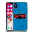 thumbnail image 1 of Head Case Designs Officially Licensed Batman DC Comics Vintage Fashion Distressed Look Logo Soft Gel Case Compatible with Apple iPhone X / iPhone XS, 1 of 7