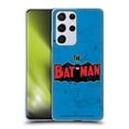 thumbnail image 1 of Head Case Designs Officially Licensed Batman DC Comics Vintage Fashion Distressed Look Logo Soft Gel Case Compatible with Samsung Galaxy S21 Ultra 5G, 1 of 7