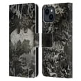 thumbnail image 1 of Head Case Designs Officially Licensed Batman DC Comics Vintage Fashion Graffiti Logo Leather Book Wallet Case Cover Compatible with Apple iPhone 15, 1 of 6