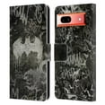 thumbnail image 1 of Head Case Designs Officially Licensed Batman DC Comics Vintage Fashion Graffiti Logo Leather Book Wallet Case Cover Compatible with Google Pixel 7a, 1 of 6