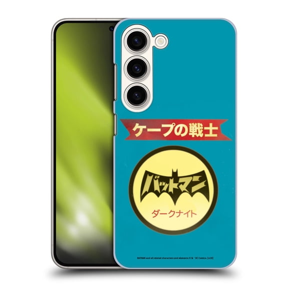 Head Case Designs Officially Licensed Batman DC Comics Vintage Fashion Japanese Logo Hard Back Case Compatible with Samsung Galaxy S23 5G