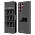thumbnail image 1 of Head Case Designs Officially Licensed Batman DC Comics Vintage Fashion Many Moods Leather Book Wallet Case Cover Compatible with Samsung Galaxy S22 Ultra 5G, 1 of 6