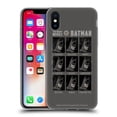 thumbnail image 1 of Head Case Designs Officially Licensed Batman DC Comics Vintage Fashion Many Moods Soft Gel Case Compatible with Apple iPhone X / iPhone XS, 1 of 7