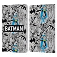 thumbnail image 1 of Head Case Designs Officially Licensed Batman DC Comics Vintage Fashion Patterns Leather Book Wallet Case Cover Compatible with Apple iPad 10.2 2019/2020/2021, 1 of 6