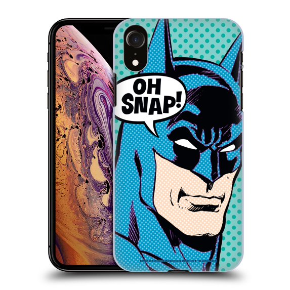 Head Case Designs Officially Licensed Batman DC Comics Vintage Fashion Pop Art Hard Back Case Compatible with Apple iPhone XR