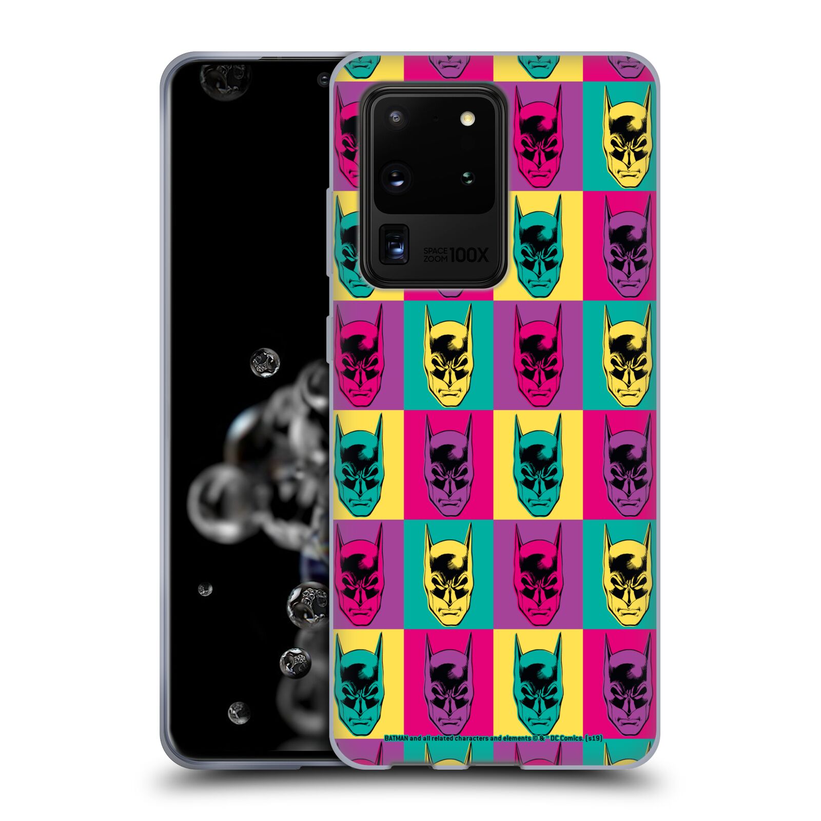 Head Case Designs Officially Licensed Batman DC Comics Vintage Fashion Pop Art Head Soft Gel Case Compatible with Samsung Galaxy S20 Ultra 5G - image 1 of 7