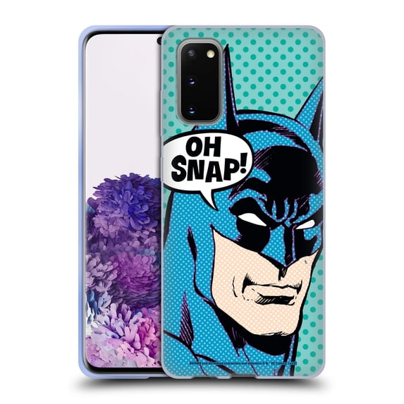 Head Case Designs Officially Licensed Batman DC Comics Vintage Fashion Pop Art Soft Gel Case Compatible with Samsung Galaxy S20 / S20 5G