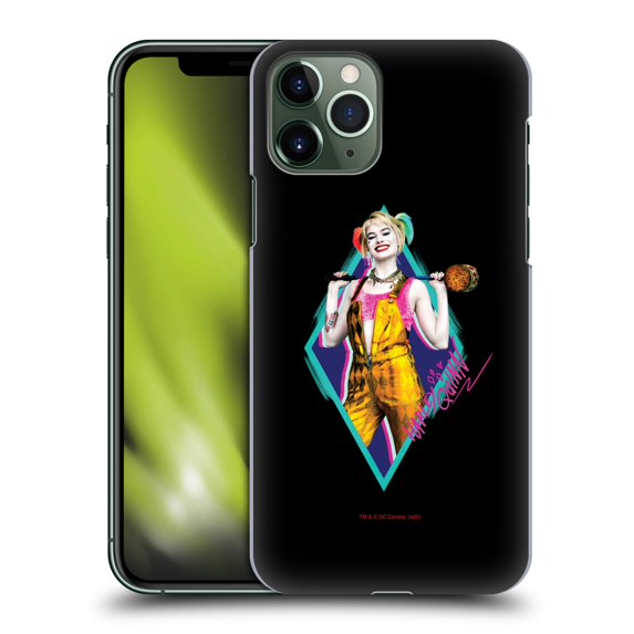 Head Case Designs Officially Licensed Birds of Prey DC Comics Harley Quinn Happy Crazy Hammer Hard Back Case Compatible with Apple iPhone 11 Pro