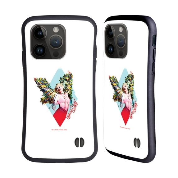 Head Case Designs Officially Licensed Birds of Prey DC Comics Harley Quinn Harley Hybrid Case Compatible with Apple iPhone 15 Pro