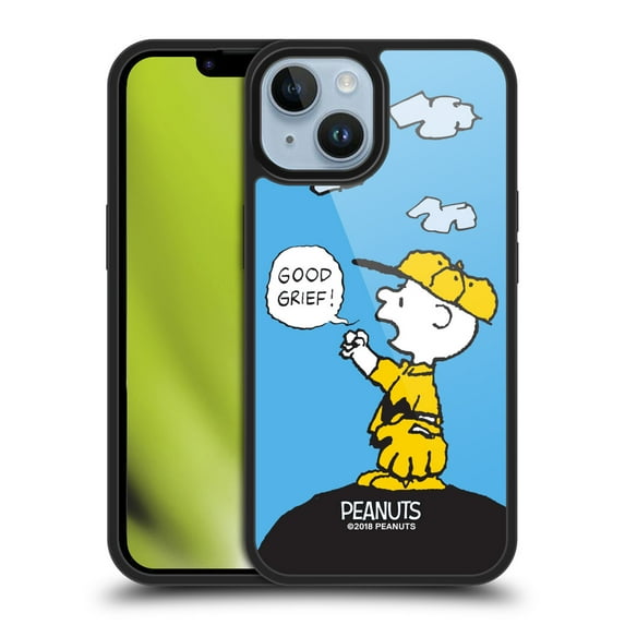 Head Case Designs Peanuts Charlie Brown Good Grief Gel Armour Case For Apple iPhone 14
