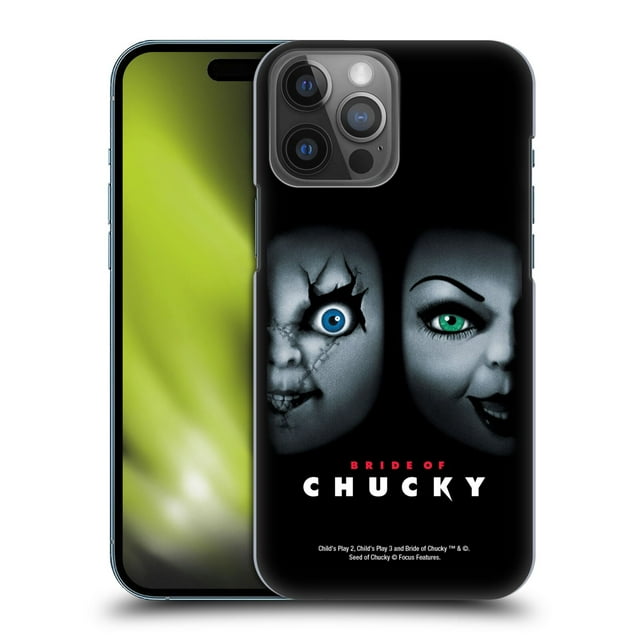 Head Case Designs Officially Licensed Bride of Chucky Key Art Poster Hard Back Case Compatible with Apple iPhone 14 Pro Max