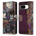 thumbnail image 1 of Head Case Designs Officially Licensed Brigid Ashwood Cats Storytime Cats And Books Leather Book Wallet Case Cover Compatible with Google Pixel 8, 1 of 6