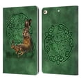 thumbnail image 1 of Head Case Designs Officially Licensed Brigid Ashwood Celtic Wisdom 2 Hare Leather Book Wallet Case Cover Compatible with Apple iPad 9.7 2017 / iPad 9.7 2018, 1 of 6