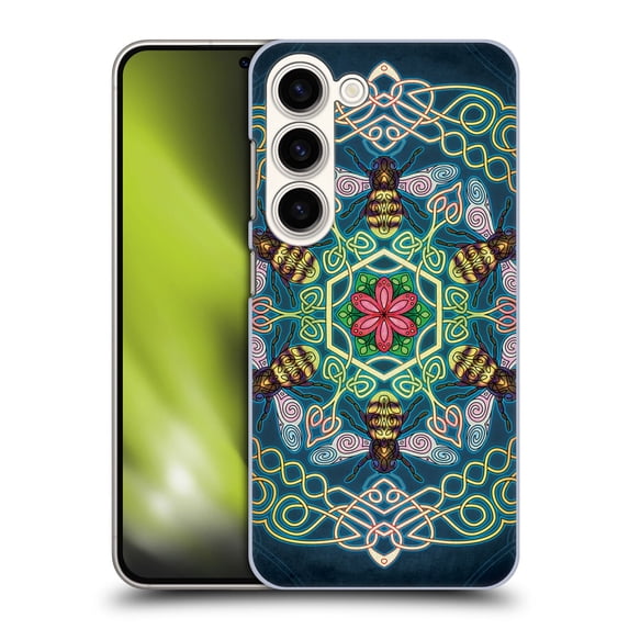 Head Case Designs Officially Licensed Brigid Ashwood Celtic Wisdom 3 Bees Hard Back Case Compatible with Samsung Galaxy S23 5G