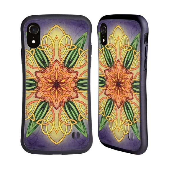 Head Case Designs Officially Licensed Brigid Ashwood Celtic Wisdom 3 Daffodil Hybrid Case Compatible with Apple iPhone XR