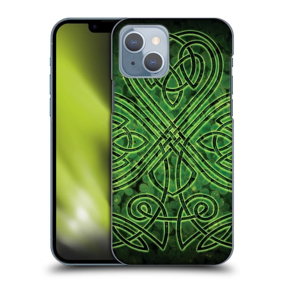 Head Case Designs Officially Licensed Brigid Ashwood Celtic Wisdom 3 Irish Shamrock Hard Back Case Compatible with Apple iPhone 14