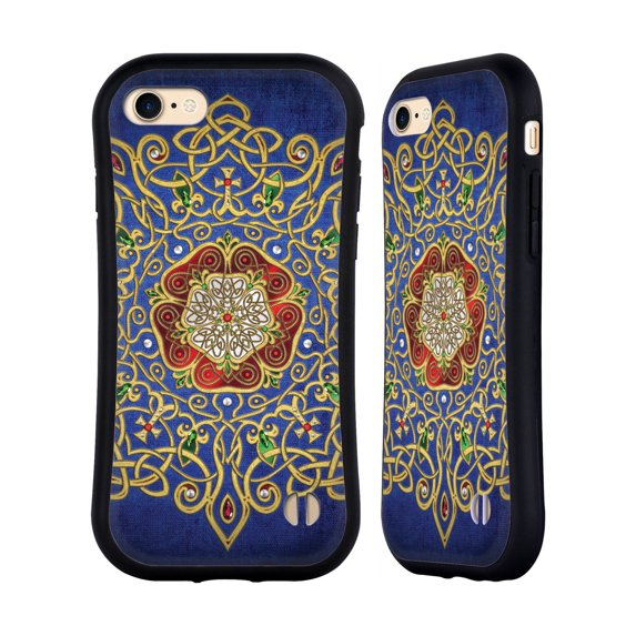 Head Case Designs Officially Licensed Brigid Ashwood Celtic Wisdom 3 Rose Hybrid Case Compatible with Apple iPhone 7 / 8 / SE 2020 & 2022