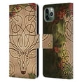 thumbnail image 1 of Head Case Designs Officially Licensed Brigid Ashwood Celtic Wisdom 3 Stag Leather Book Wallet Case Cover Compatible with Apple iPhone 11 Pro Max, 1 of 6