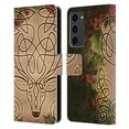 thumbnail image 1 of Head Case Designs Officially Licensed Brigid Ashwood Celtic Wisdom 3 Stag Leather Book Wallet Case Cover Compatible with Samsung Galaxy S23+ 5G, 1 of 6