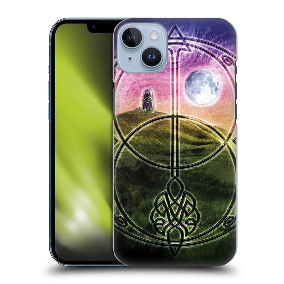 Head Case Designs Officially Licensed Brigid Ashwood Celtic Wisdom 3 Stone Sacred Space Hard Back Case Compatible with Apple iPhone 14 Plus