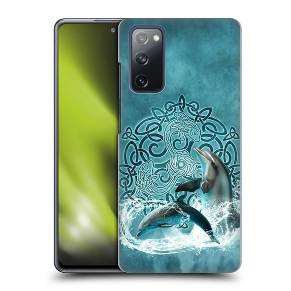 Head Case Designs Officially Licensed Brigid Ashwood Celtic Wisdom Dolphin Hard Back Case Compatible with Samsung Galaxy S20 FE / 5G