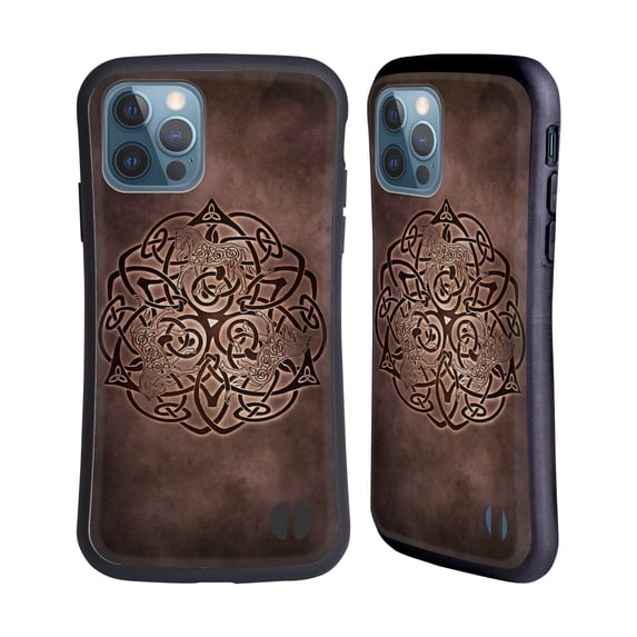Head Case Designs Officially Licensed Brigid Ashwood Celtic Wisdom Knot Horse Hybrid Case Compatible with Apple iPhone 12 / iPhone 12 Pro