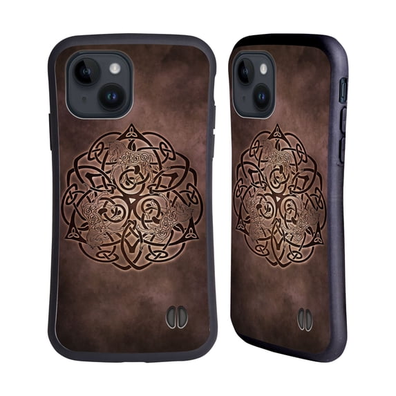 Head Case Designs Officially Licensed Brigid Ashwood Celtic Wisdom Knot Horse Hybrid Case Compatible with Apple iPhone 15