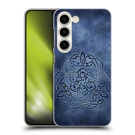 Head Case Designs Officially Licensed Brigid Ashwood Celtic Wisdom Knot Raven Hard Back Case Compatible with Samsung Galaxy S23 5G