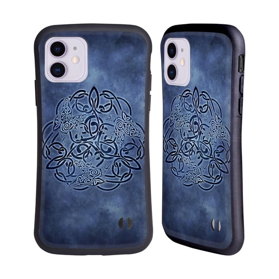 Head Case Designs Officially Licensed Brigid Ashwood Celtic Wisdom Knot Raven Hybrid Case Compatible with Apple iPhone 11