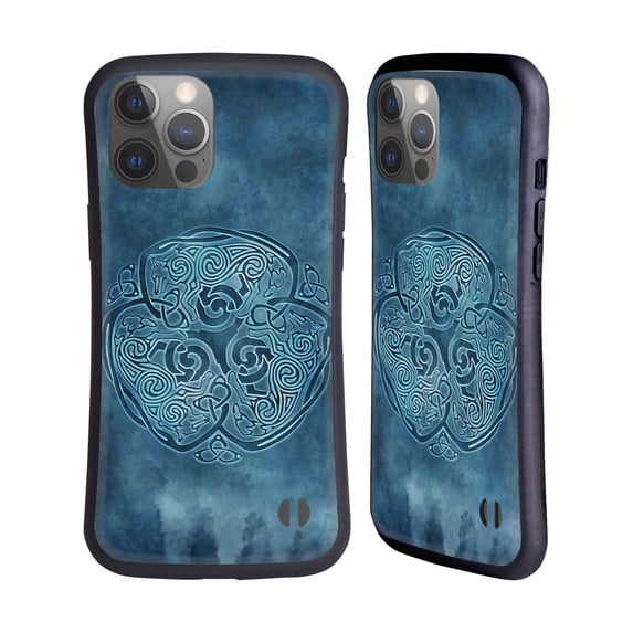 Head Case Designs Officially Licensed Brigid Ashwood Celtic Wisdom Knot Wolf Hybrid Case Compatible with Apple iPhone 14 Pro Max