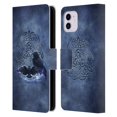 thumbnail image 1 of Head Case Designs Officially Licensed Brigid Ashwood Celtic Wisdom Raven Leather Book Wallet Case Cover Compatible with Apple iPhone 11, 1 of 6