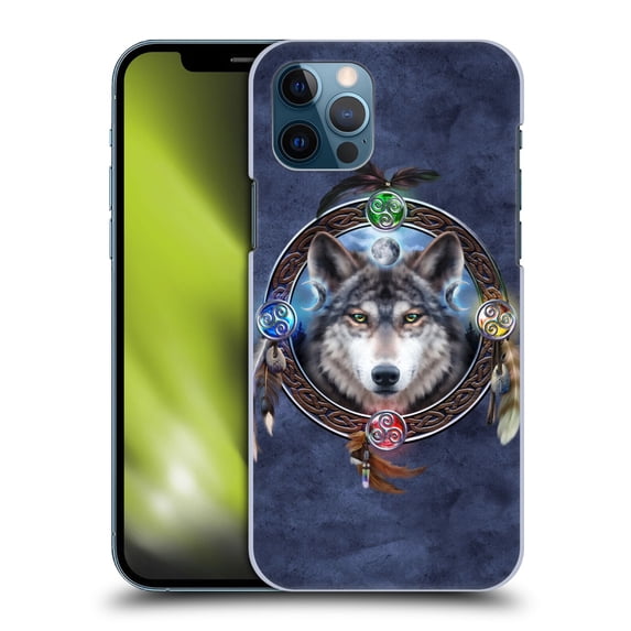 Head Case Designs Officially Licensed Brigid Ashwood Celtic Wisdom Wolf Guide Hard Back Case Compatible with Apple iPhone 12 / iPhone 12 Pro