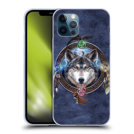 Head Case Designs Officially Licensed Brigid Ashwood Celtic Wisdom Wolf Guide Soft Gel Case Compatible with Apple iPhone 12 / iPhone 12 Pro