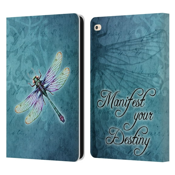 Head Case Designs Officially Licensed Brigid Ashwood Inspirational Dragonfly Leather Book Wallet Case Cover Compatible with Apple iPad Air 2 (2014)