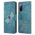 thumbnail image 1 of Head Case Designs Officially Licensed Brigid Ashwood Inspirational Dragonfly Leather Book Wallet Case Cover Compatible with Samsung Galaxy S20 FE / 5G, 1 of 6