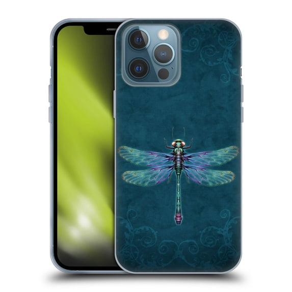 Head Case Designs Officially Licensed Brigid Ashwood Winged Things Dragonfly Soft Gel Case Compatible with Apple iPhone 13 Pro Max