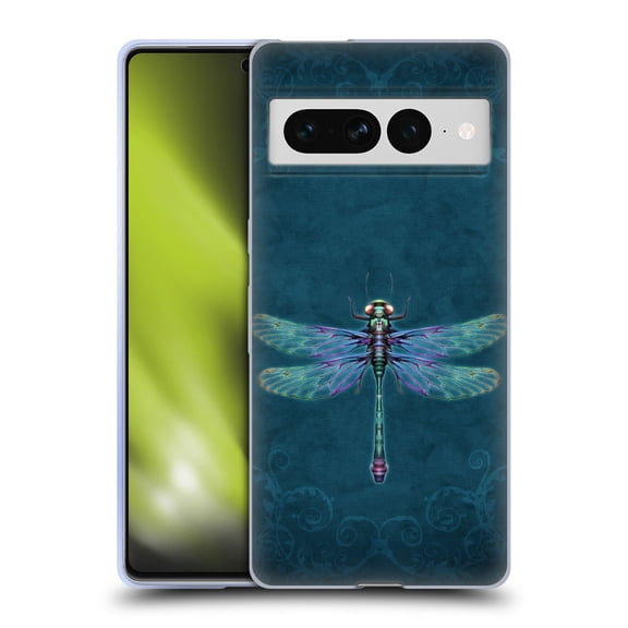 Head Case Designs Officially Licensed Brigid Ashwood Winged Things Dragonfly Soft Gel Case Compatible with Google Pixel 7 Pro
