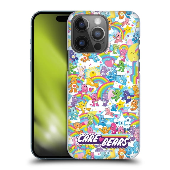 Head Case Designs Officially Licensed Care Bears 40th Anniversary Rainbow Hard Back Case Compatible with Apple iPhone 14 Pro