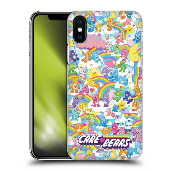 Head Case Designs Officially Licensed Care Bears 40th Anniversary Rainbow Hard Back Case Compatible with Apple iPhone X / iPhone XS