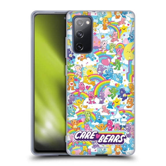 Head Case Designs Officially Licensed Care Bears 40th Anniversary Rainbow Soft Gel Case Compatible with Samsung Galaxy S20 FE / 5G