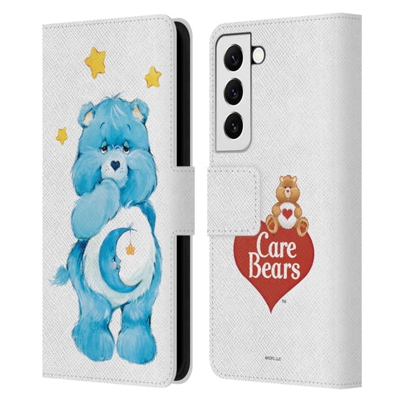 Head Case Designs Officially Licensed Care Bears Classic Dream Leather Book Wallet Case Cover Compatible with Samsung Galaxy S22 5G