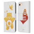 thumbnail image 1 of Head Case Designs Officially Licensed Care Bears Classic Funshine Leather Book Wallet Case Cover Compatible with Apple iPhone 7 / 8 / SE 2020 & 2022, 1 of 6